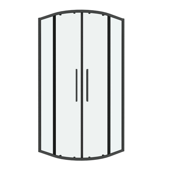 Душевое ограждение Grossman Cosmo 90х90 см 301.K33.02.9090.42.00, оружейная сталь/прозрачное - фото 