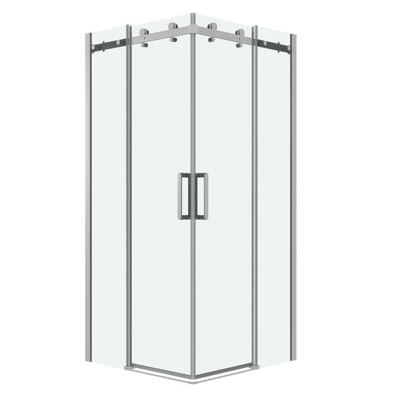 Душевое ограждение Grossman Classic 90х90 см 300.K33.04.9090.10.00 (стекло 8 мм) хром/прозрачное - фото 