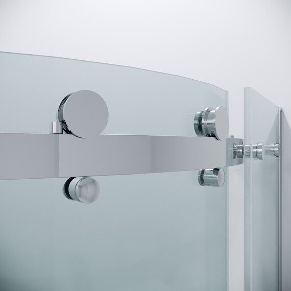 Душевое ограждение Grossman Classic 100х100 см 301.K33.04.1010.10.00 (стекло 8 мм) хром/прозрачное - фото 8