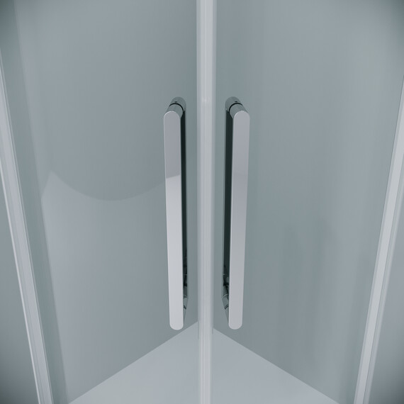 Душевое ограждение Grossman Classic 90х90 см 301.K33.04.9090.10.00 (стекло 8 мм) хром/прозрачное - фото 10