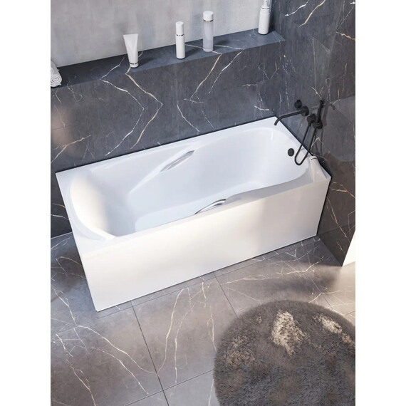 Ванна акриловая 1Marka Calypso 170x75 см с отверстиями для ручек - фото 5