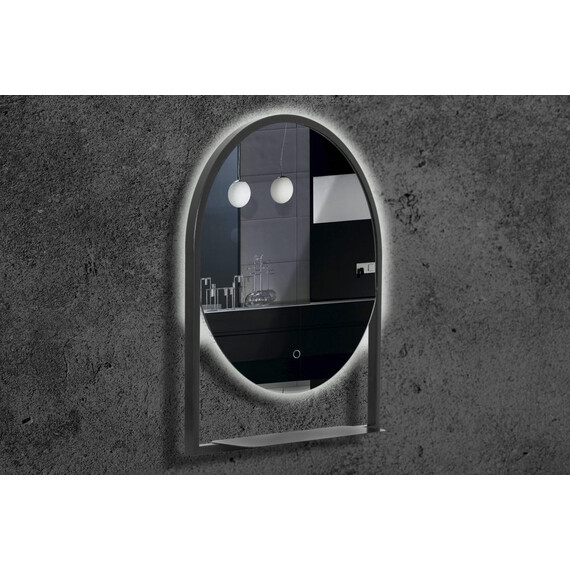Зеркало Armadi Art Vallessi 80 см 550/2, антрацит - фото 2
