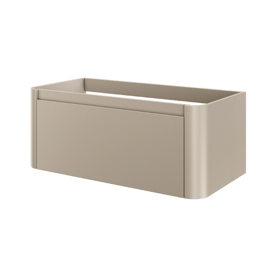 Тумба подвесная с раковиной-столешницей Armadi Art Voi 100 см 782-100-D (раковина 786-100-D без отв.) daphne - фото 3