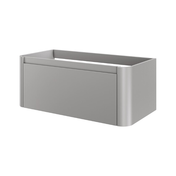 Тумба подвесная с раковиной-столешницей Armadi Art Voi 100 см 782-100-L (раковина 786-100-L) luna - фото 3