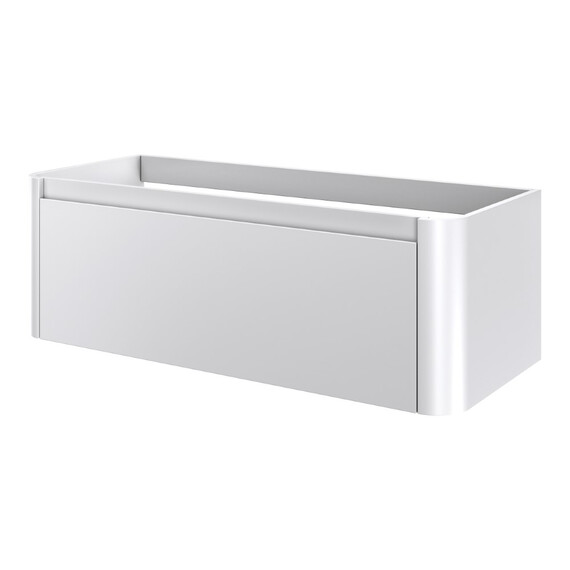 Тумба подвесная с раковиной-столешницей Armadi Art Voi 120 см 782-120-MW (раковина 786-120-MW) matt white - фото 3