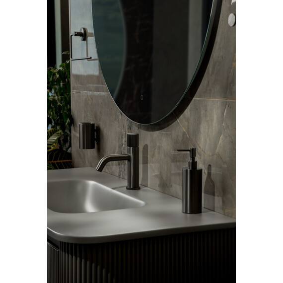 Тумба подвесная с раковиной-столешницей Armadi Art Voi 120 см 782-120-R-L (раковина 786-120-L) luna - фото 6