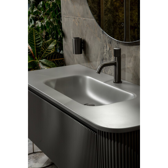 Тумба подвесная с раковиной-столешницей Armadi Art Voi 120 см 782-120-R-L (раковина 786-120-L) luna - фото 7