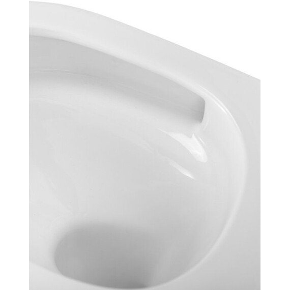 Унитаз подвесной безободковый Belbagno BB008CH-TOR/SC с тонкой крышкой микролифт (система смыва Торнадо) - фото 3