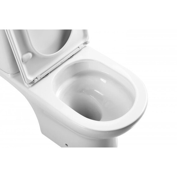 Унитаз-компакт безободковый BelBagno BB2802CP/T-TOR/SC с тонкой крышкой микролифт (система смыва Торнадо) - фото 4