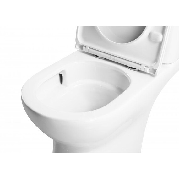 Унитаз-компакт безободковый BelBagno BB2802CP/T-TOR/SC с тонкой крышкой микролифт (система смыва Торнадо) - фото 5