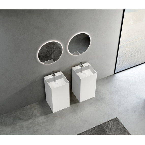 Раковина напольная Cezares 40 см CZR-SLIDER-400/850-LV-SS - фото 3