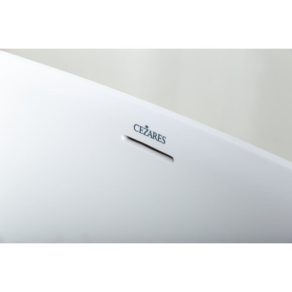 Ванна акриловая Cezares 170x78 см CZR-STREAM-170-78-56-SSB, белый матовый - фото 7