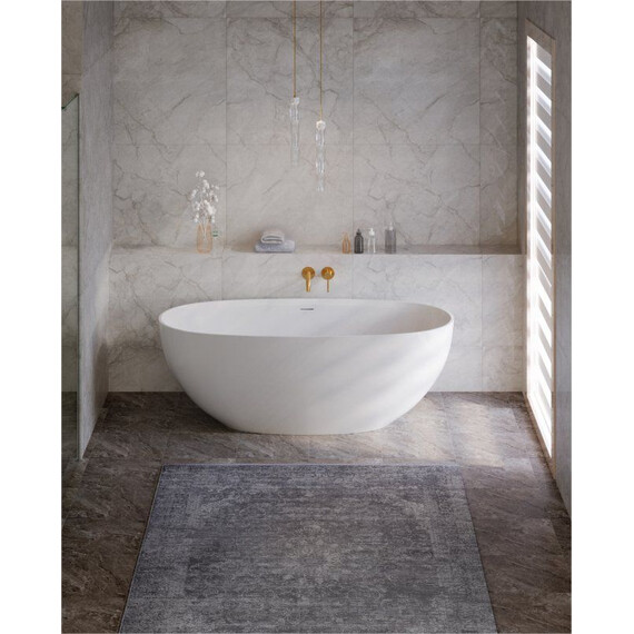 Ванна акриловая Cezares 170x78 см CZR-STREAM-170-78-56-SSB, белый матовый - фото 6