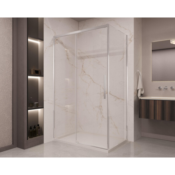 Душевое ограждение Vincea Stella 120x80 см VSR-1ST8012CL (стекло 8 мм) хром/прозрачное - фото 2