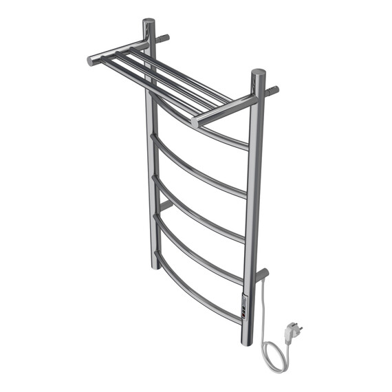 Полотенцесушитель электрический Azario Verona с полкой П6 400x800 мм AZ04848P - фото 2