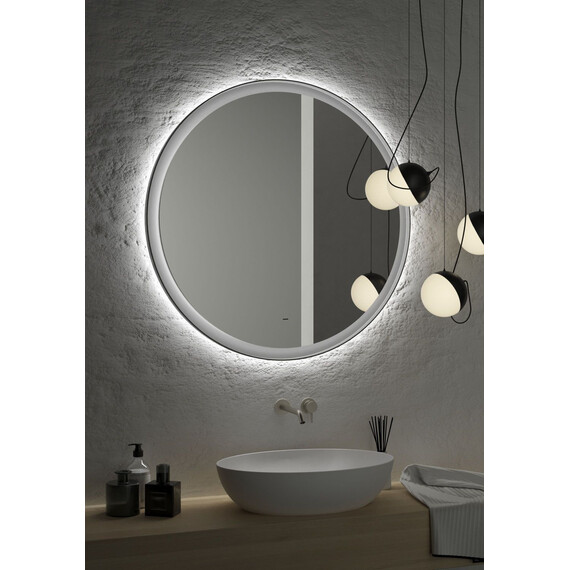 Зеркало Art&Max Napoli 80 см AM-Nap-800-DS-F-Grey, тёмно-серый - фото 7