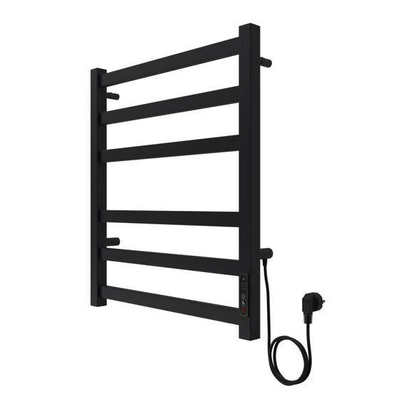 Полотенцесушитель электрический Azario Palermo П6 500x600 мм AZ83856B - фото 