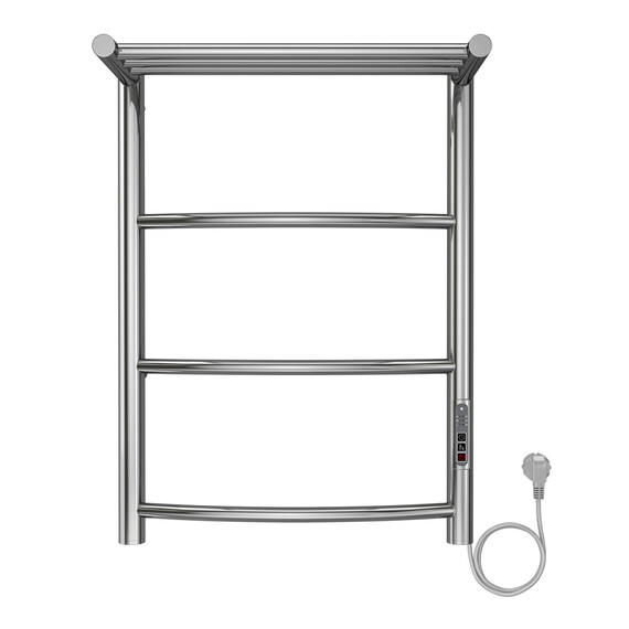 Полотенцесушитель электрический Azario Verona с полкой П4 400x600 мм AZ04846P - фото 3