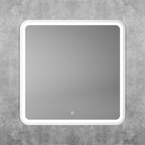 Зеркало Art&Max Genova 80 см AM-Gen-800-800-DS-F-White - фото 