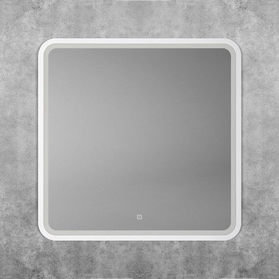 Зеркало Art&Max Genova 80 см AM-Gen-800-800-DS-F-White - фото 2