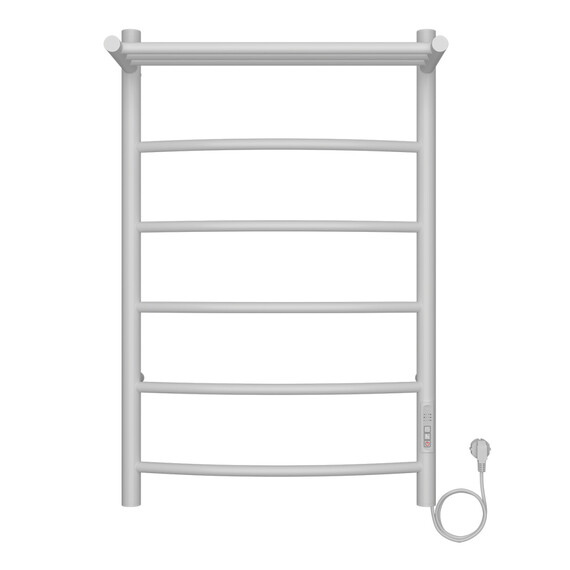 Полотенцесушитель электрический Azario Verona с полкой П6 500x800 мм AZ04858PW - фото 3