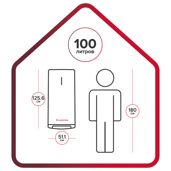Водонагреватель электрический Ariston VELIS TECH R ABS 100 3700714 - фото 6