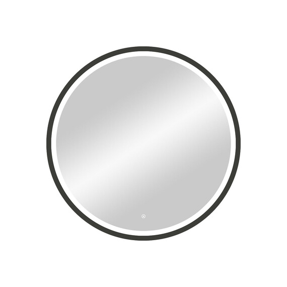 Зеркало Art&Max Livorno 80 см AM-Liv-800-DS-F-Nero, чёрный - фото 