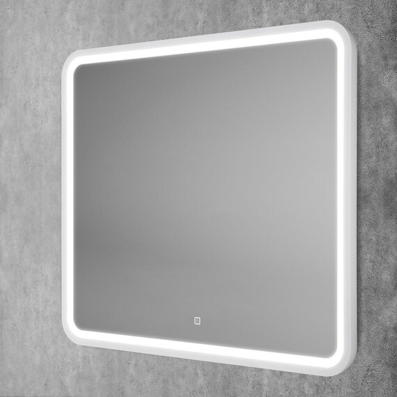 Зеркало Art&Max Genova 90 см AM-Gen-900-800-DS-F-White - фото 3