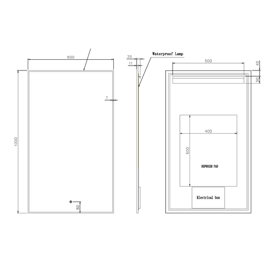 Зеркало Boheme Modern 60 см 569-CR - фото 3