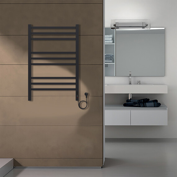 Полотенцесушитель электрический Azario Ancona П9 500x800 мм AZ71858B - фото 5