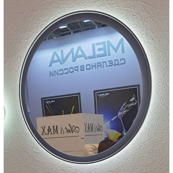 Зеркало Art&Max Napoli 100 см AM-Nap-1000-DS-F-Grey, тёмно-серый - фото 6