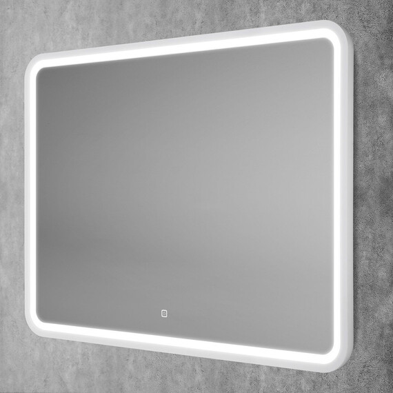 Зеркало Art&Max Genova 100 см AM-Gen-1000-800-DS-F-White - фото 3