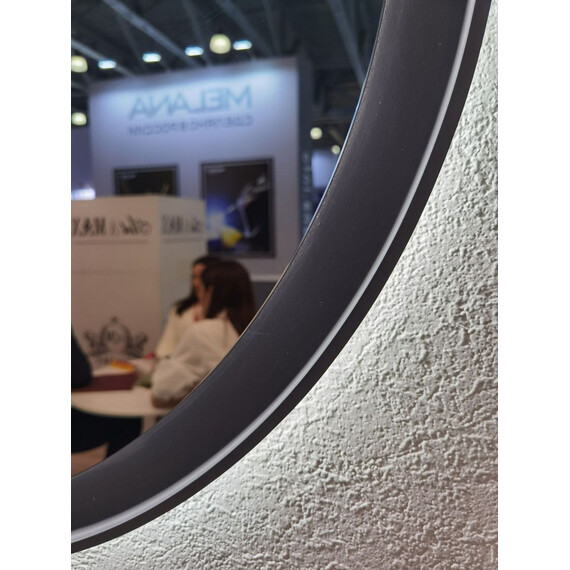 Зеркало Art&Max Napoli 60 см AM-Nap-600-DS-F-Grey, тёмно-серый - фото 7