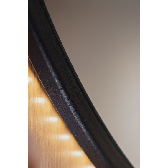 Зеркало Art&Max Asti 80 см AM-Ast-800-DS-FNC-Nero, чёрный - фото 5