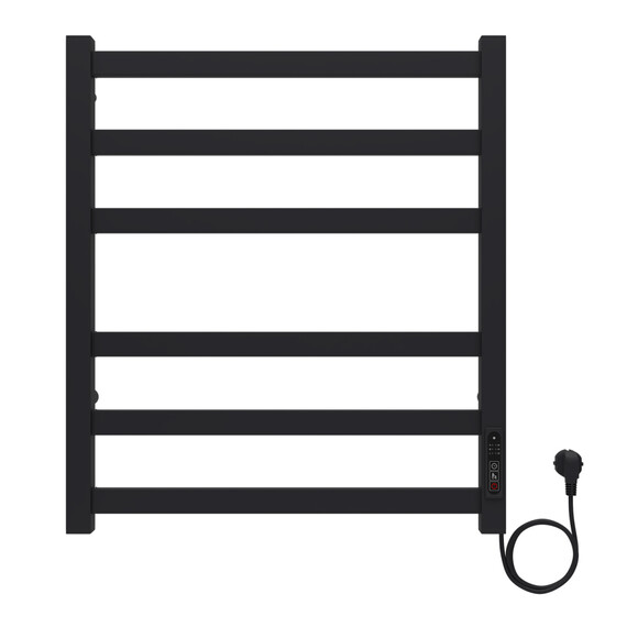 Полотенцесушитель электрический Azario Palermo П6 500x600 мм AZ83856B - фото 2