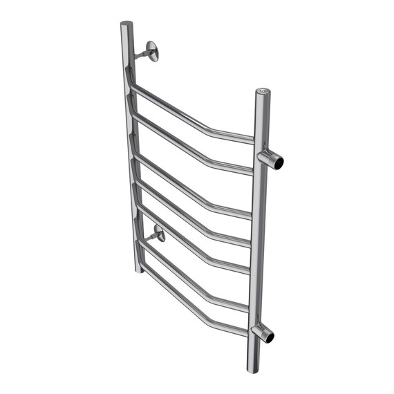 Полотенцесушитель водяной Azario Ravenna с боковым подводом П7 500x800 мм AZ07558 - фото 2