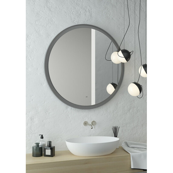 Зеркало Art&Max Napoli 100 см AM-Nap-1000-DS-F-Grey, тёмно-серый - фото 8