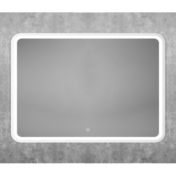 Зеркало Art&Max Genova 100 см AM-Gen-1000-800-DS-F-White - фото 
