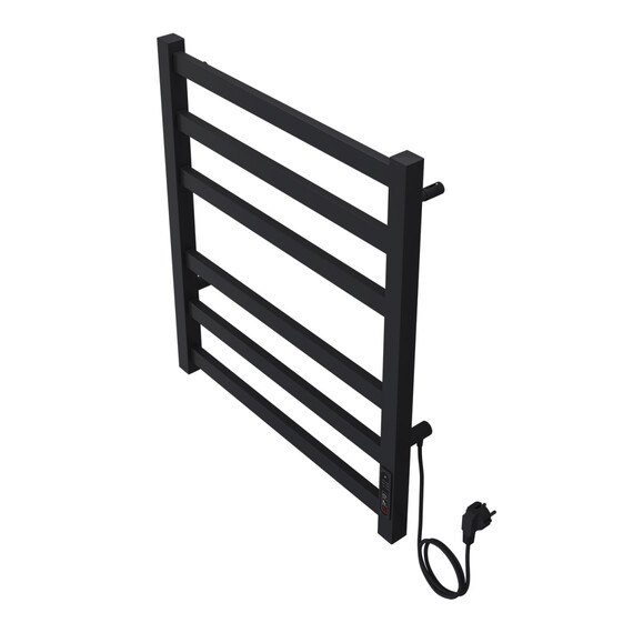 Полотенцесушитель электрический Azario Palermo П6 500x600 мм AZ83856B - фото 3