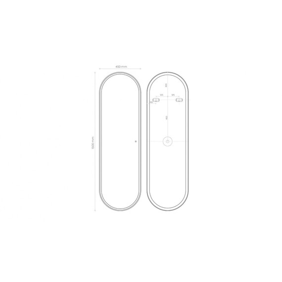 Зеркало Art&Max Capri 45 см AM-Cap-450-1500-DS-F - фото 9