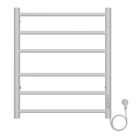 Полотенцесушитель электрический Azario Parma П6 500x600 мм AZ10856W - фото 2