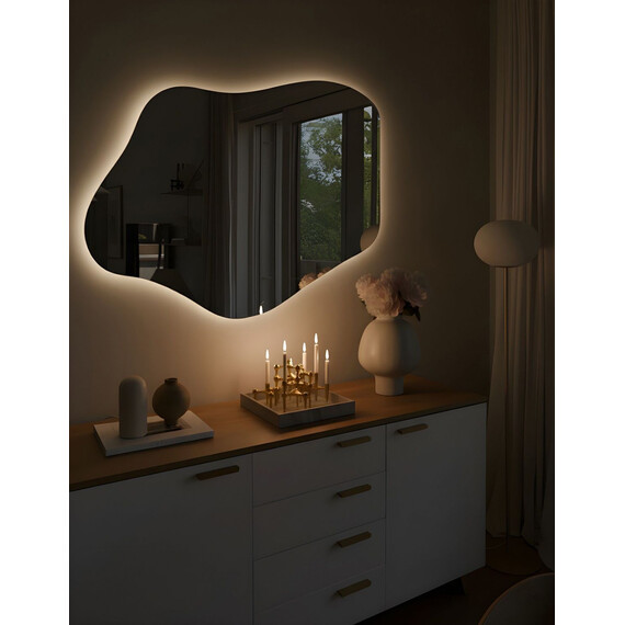 Зеркало Art&Max Como 80 см AM-Com-800-1000-DS-F - фото 5