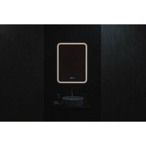 Зеркало-шкаф Art&Max Platino 60 см AM-Pla-600-800-1D-R-DS-FC-H-T-Grey, антрацит - фото 8