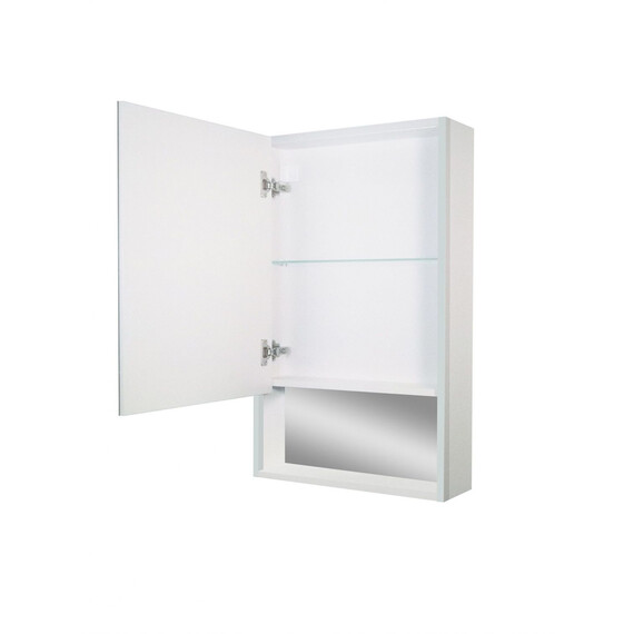 Зеркало-шкаф Art&Max Foggia 60 см AM-Fog-600-800-1D-L-DS-F-White - фото 4