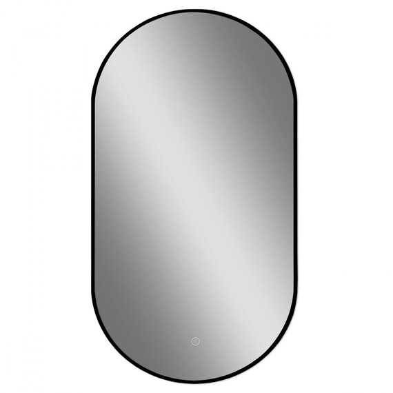 Зеркало Art&Max Torino 50 см AM-Tor-500-900-DS-F-Nero, чёрный - фото 4