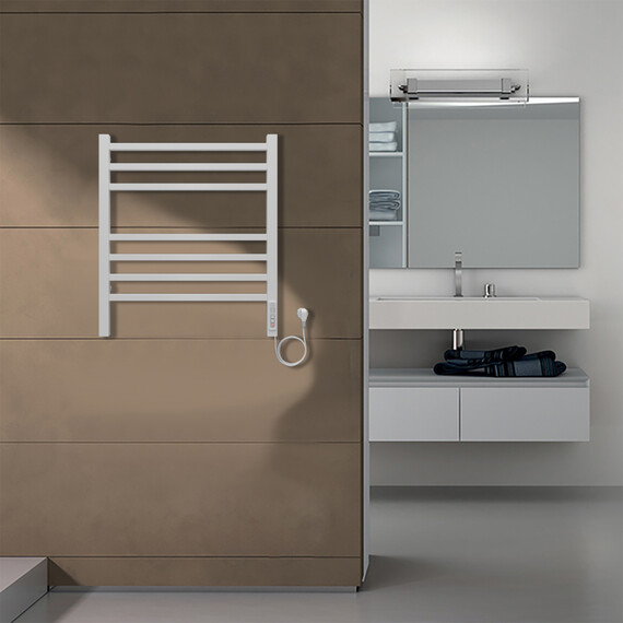 Полотенцесушитель электрический Azario Ancona П7 500x600 мм AZ71856W - фото 5