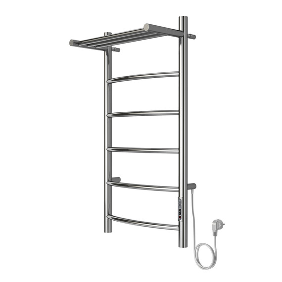 Полотенцесушитель электрический Azario Verona с полкой П6 400x800 мм AZ04848P - фото 