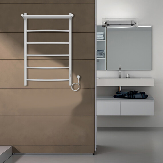 Полотенцесушитель электрический Azario Verona с полкой П6 500x800 мм AZ04858PW - фото 5