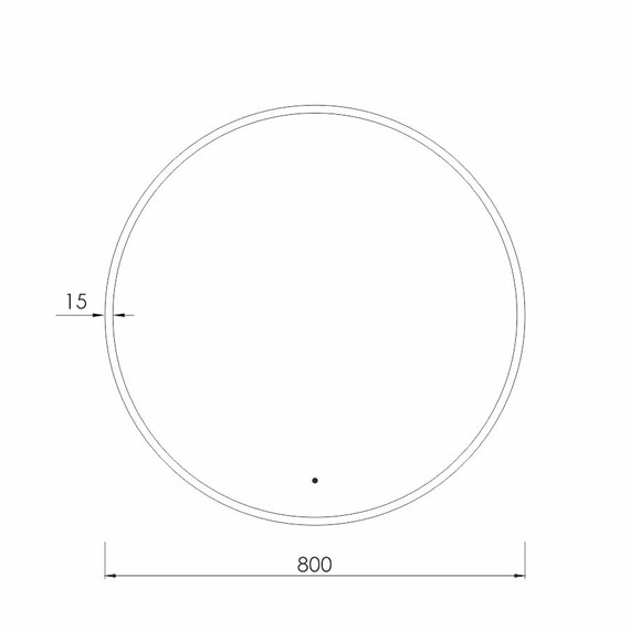 Зеркало Art&Max Asti 80 см AM-Ast-800-DS-FNC-Gold, золото - фото 9