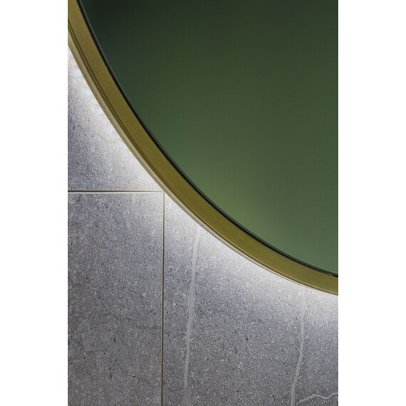 Зеркало Art&Max Asti 80 см AM-Ast-800-DS-FNC-Gold, золото - фото 3